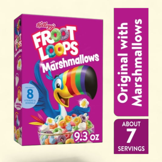 Kellogg's Froot Loops Cereal, Original with Marshmallows, 14.7 oz