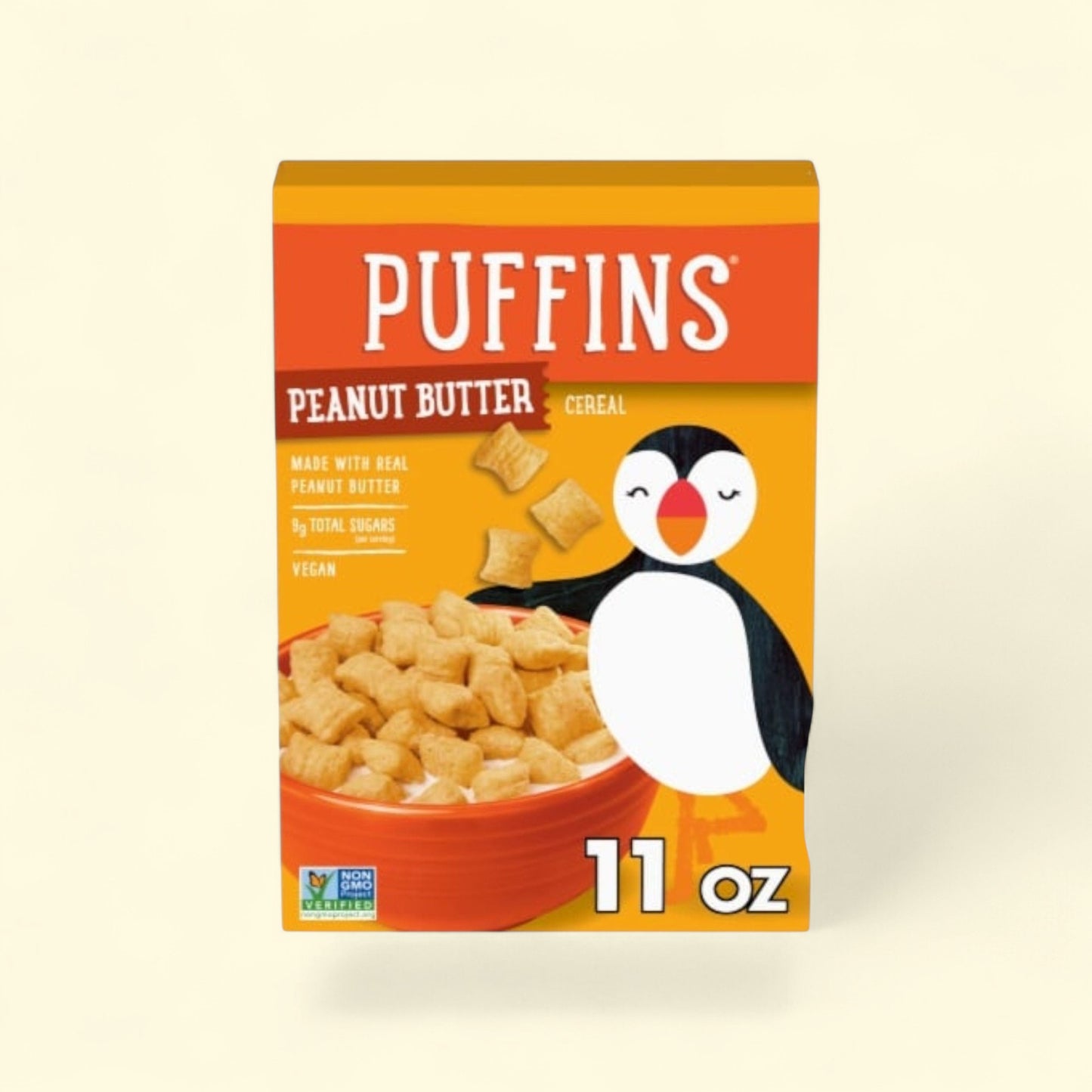 Puffins Peanut Butter Cereal, 11 oz — authentic US product shipped worldwide by Treatspree