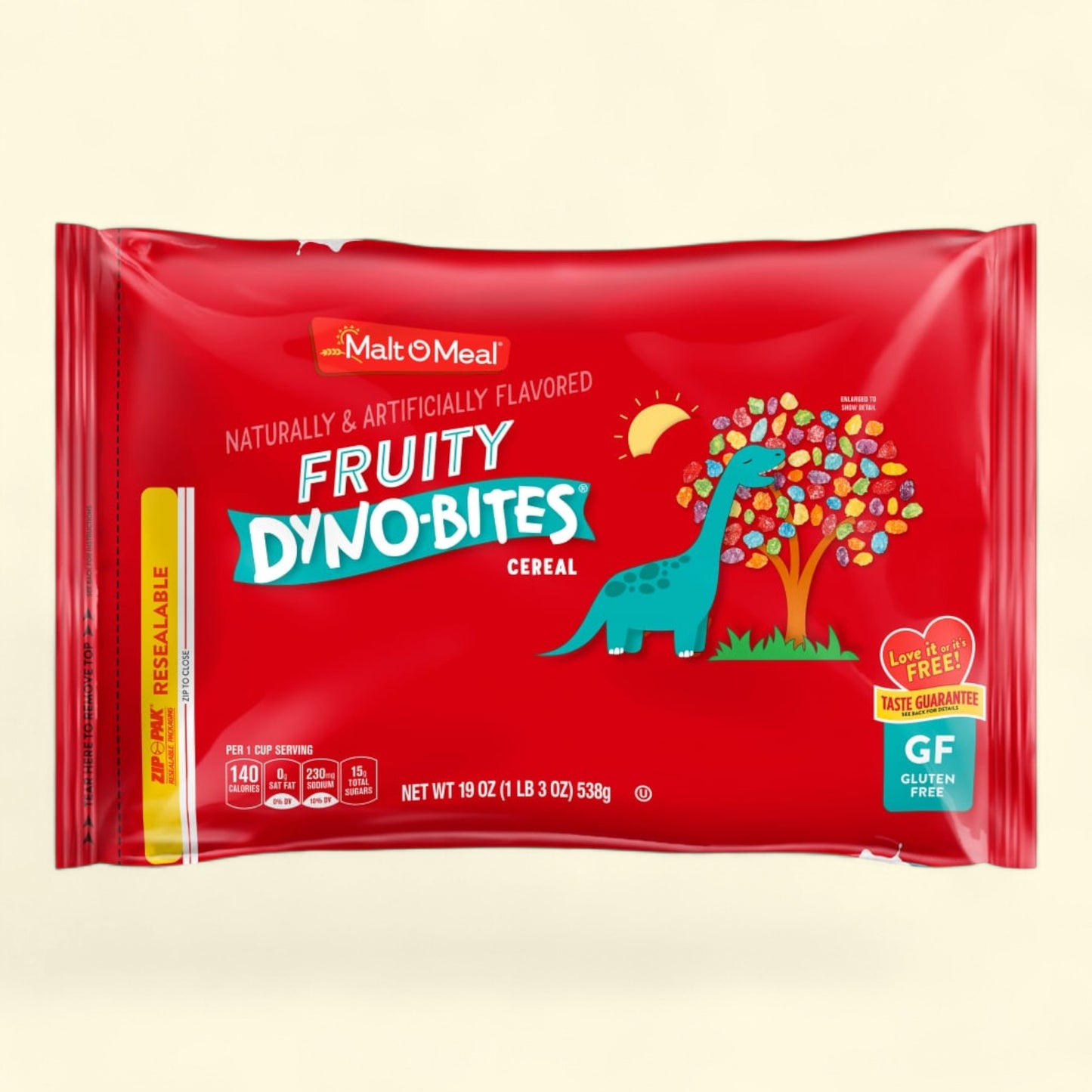 Malt O Meal Fruity Dyno-Bites, Bag, 17 oz