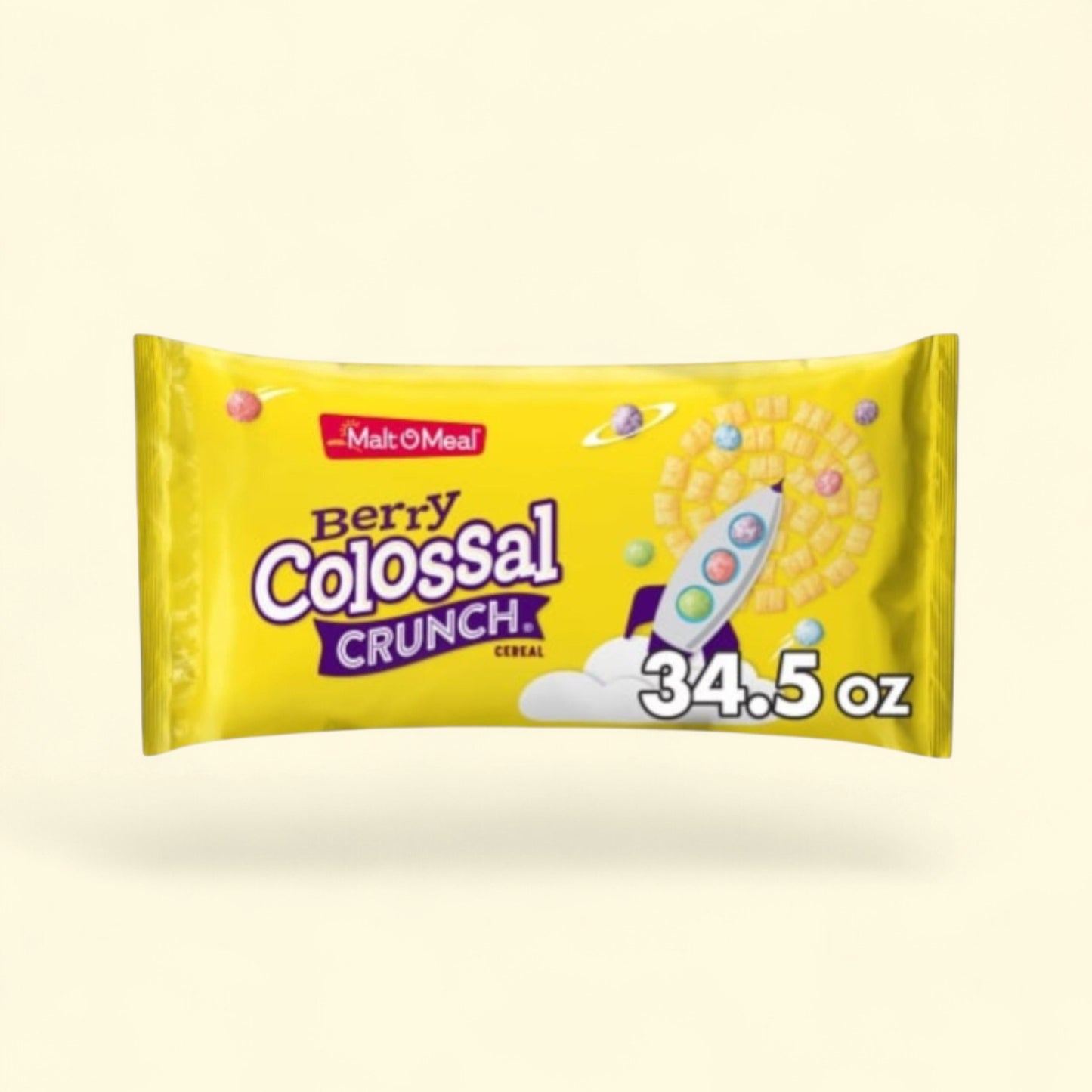 Malt-O-Meal Berry Colossal Crunch, Family Size, 34.5 oz — authentic US product shipped worldwide by Treatspree