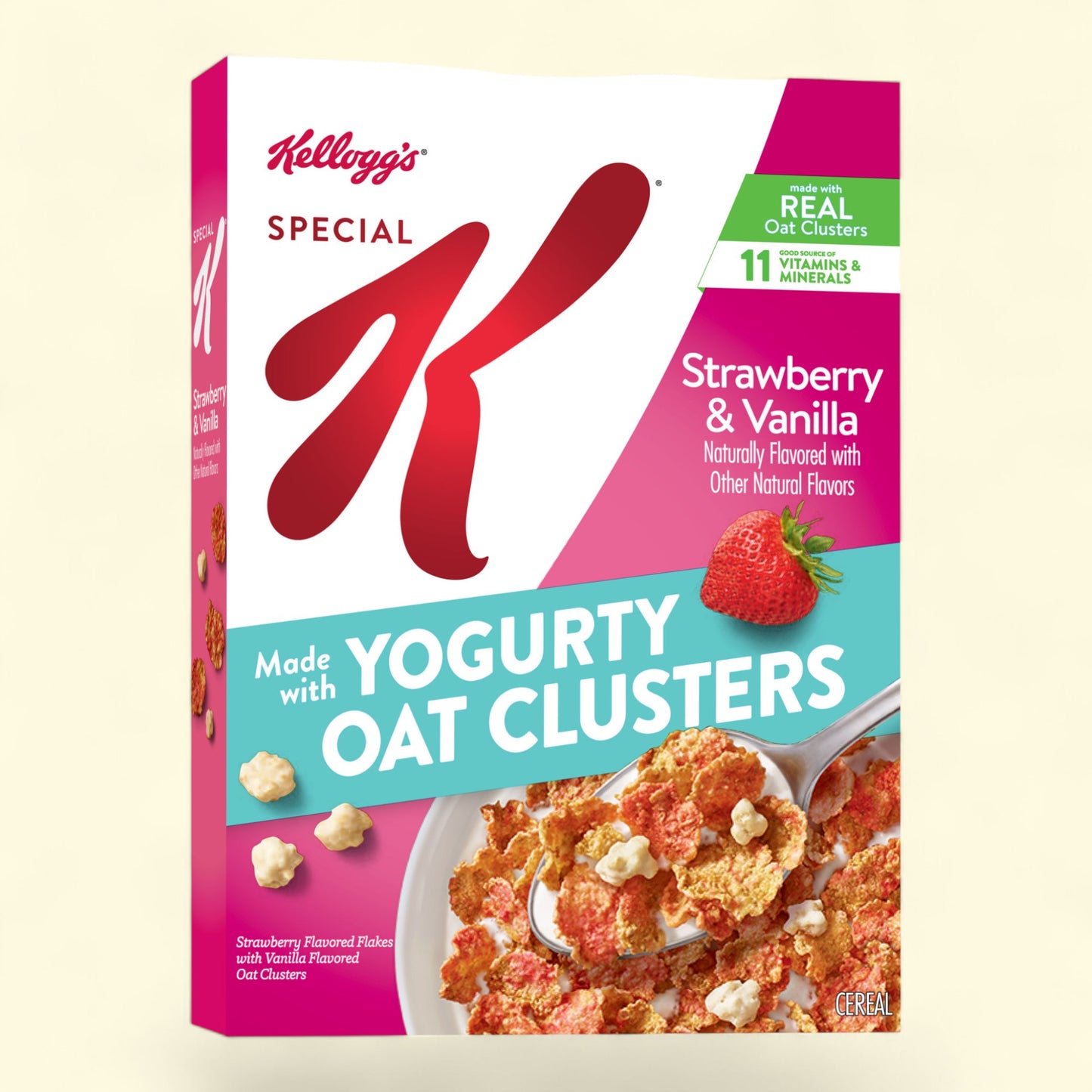 Kellogg's Special K Strawberry and Vanilla Cereal, 13.3 oz