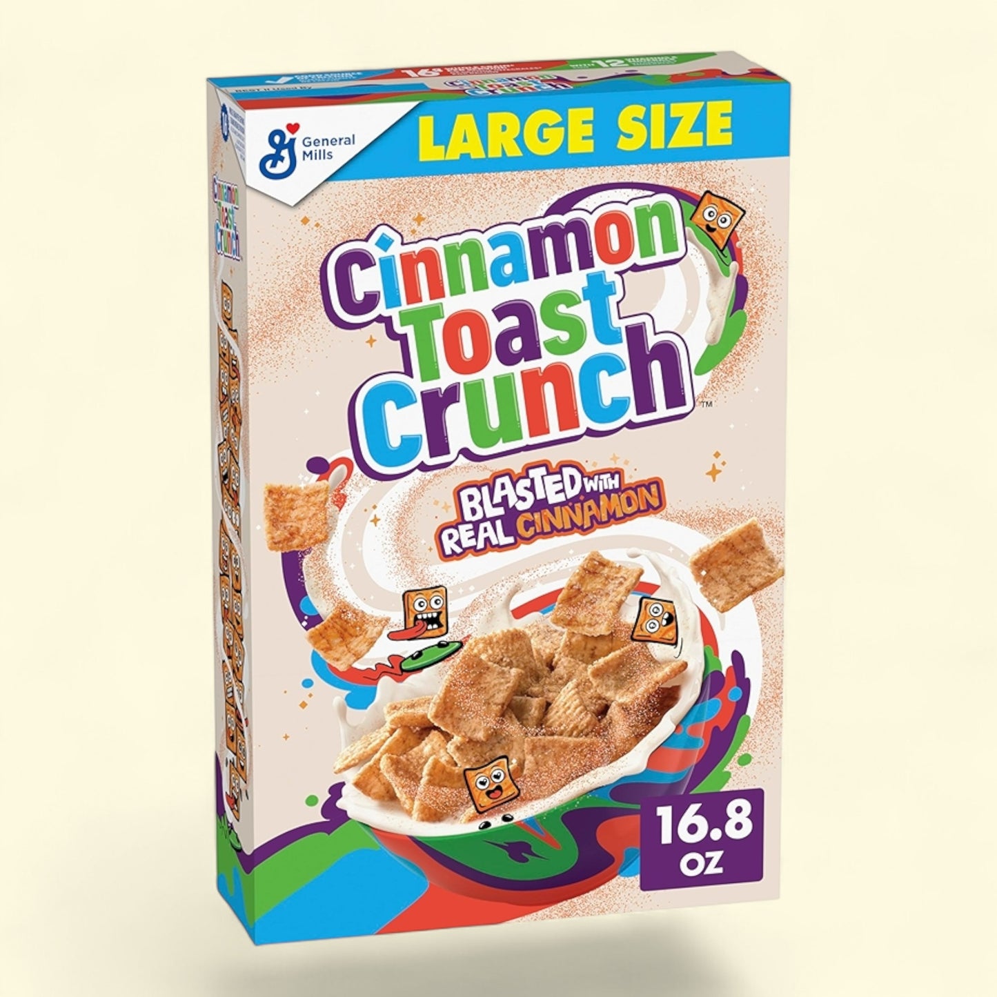 Cinnamon Toast Crunch Large Size Cereal, 16.8oz