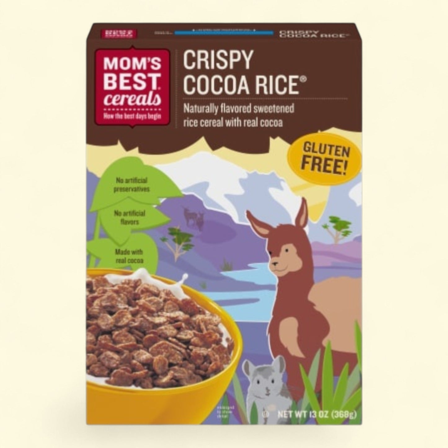 Mom's Best Crispy Cocoa Rice Cereal, 13 oz