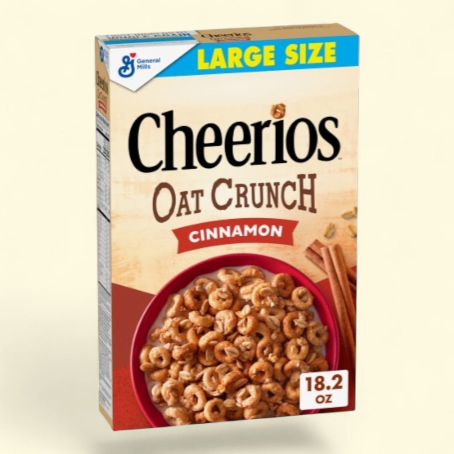 Céréales Cheerios Oat Crunch à la cannelle, grand format, 515 g