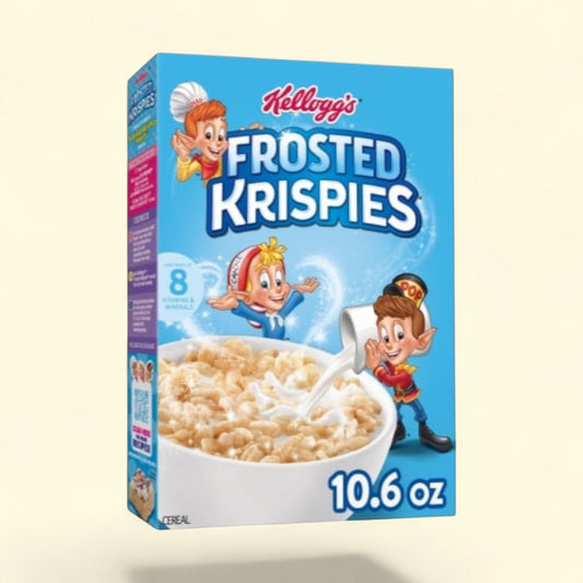Kellogg's Frosted Krispies Original Cereal, 12 oz — authentic US product shipped worldwide by Treatspree