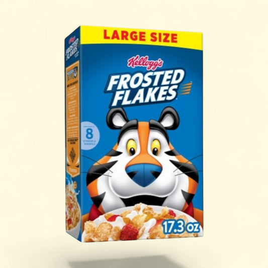 Kellogg's Frosted Flakes, Large Size Cereal, 17.3 oz — authentic US product shipped worldwide by Treatspree