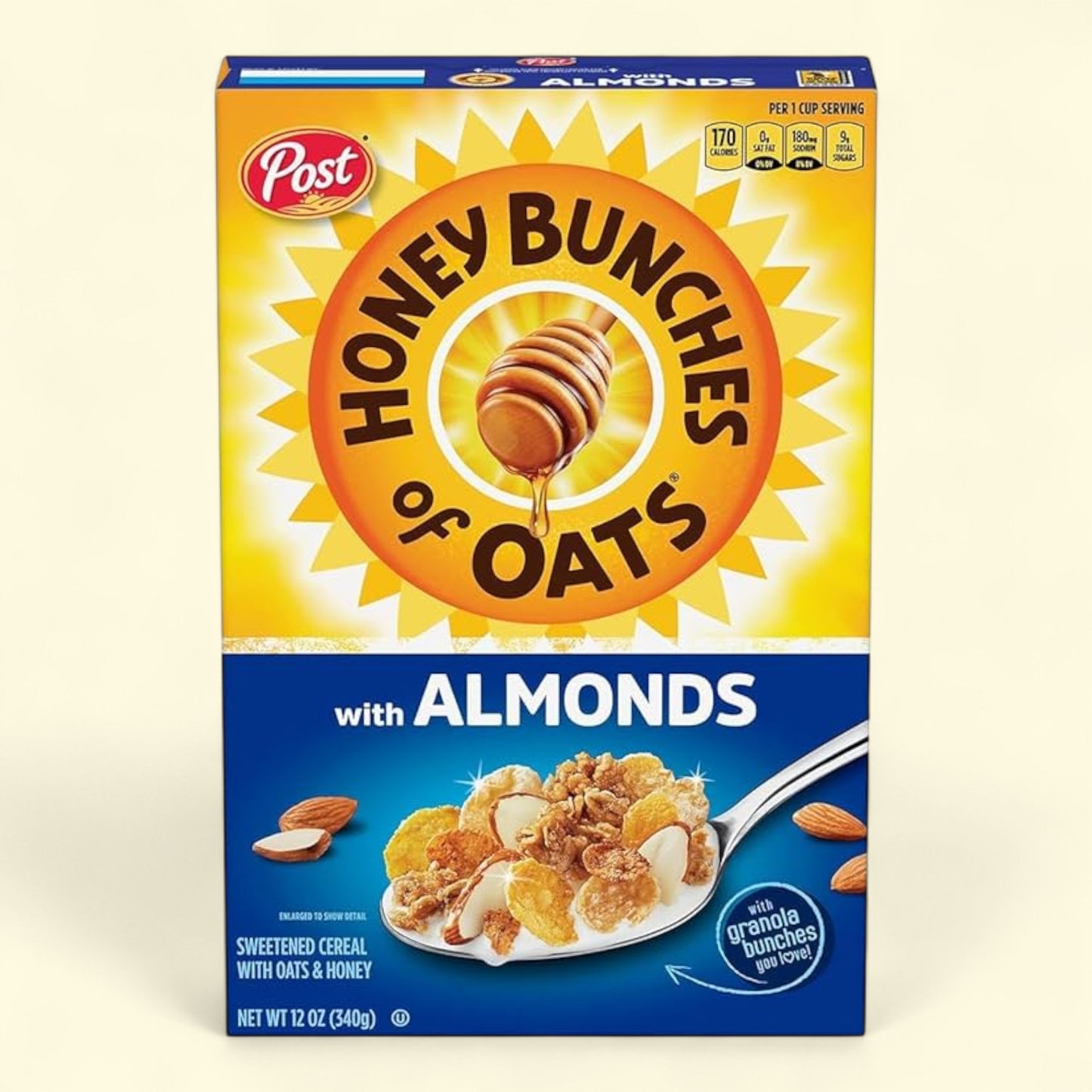Honey Bunches of Oats with Almonds Cereal, 28 oz