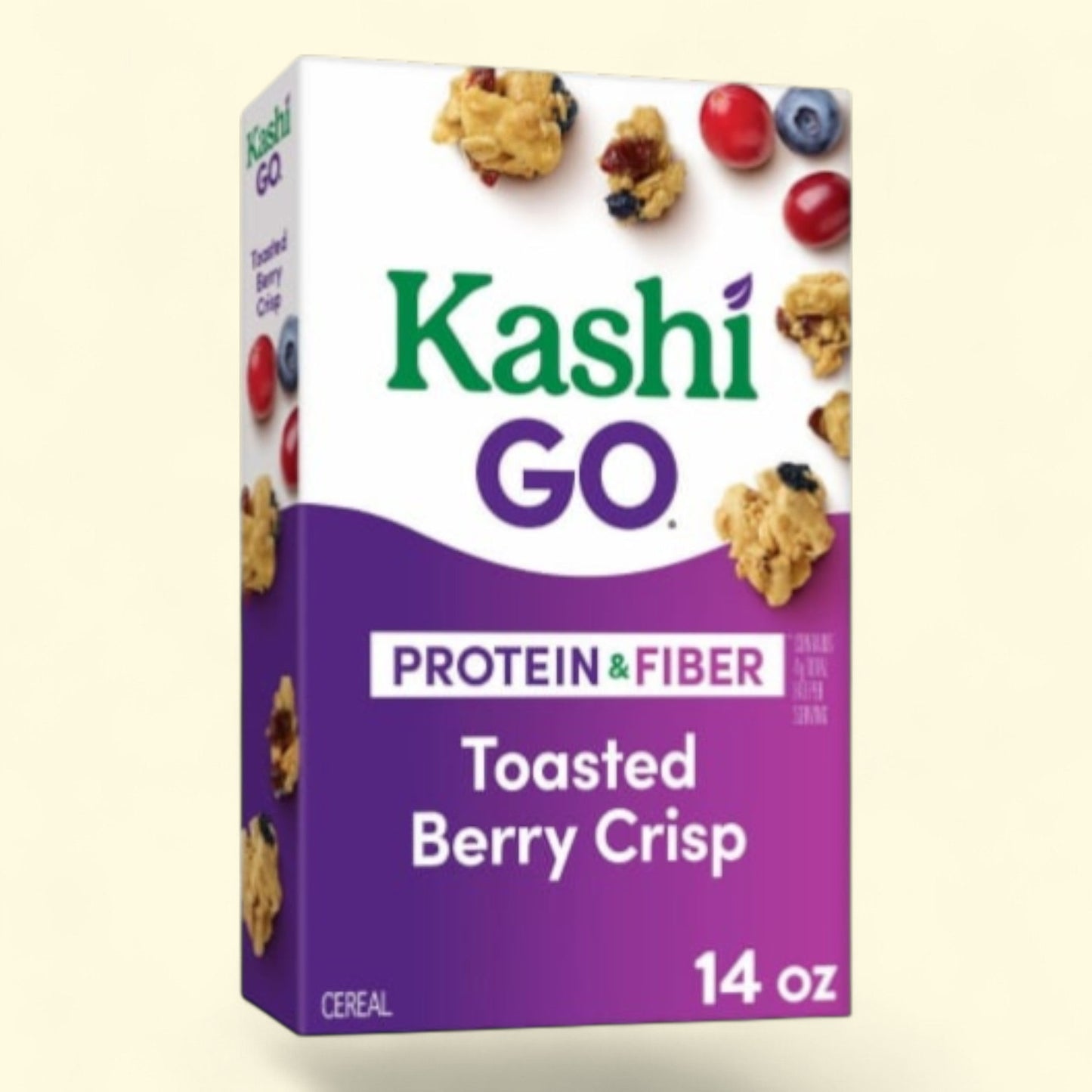 Kashi Go Toasted Berry Crisp Protein Cereal, 10 oz — authentic US product shipped worldwide by Treatspree