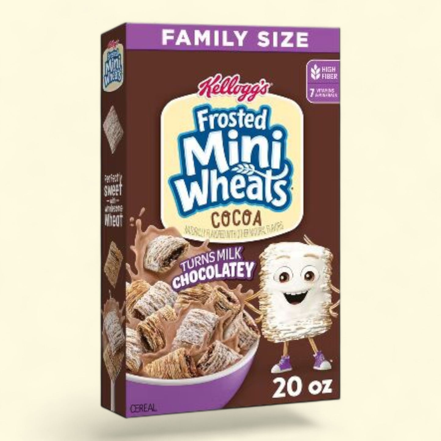 Kellogg's Frosted Mini Wheats Cocoa Breakfast Cereal, 20oz