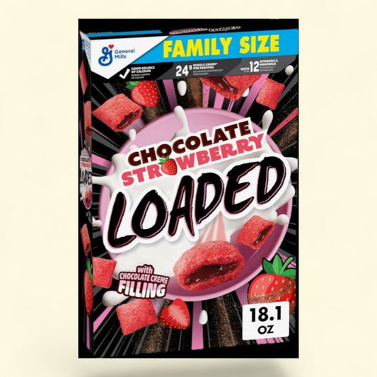 Chocolate Strawberry Loaded Cereal, Family Size, 18.1oz
