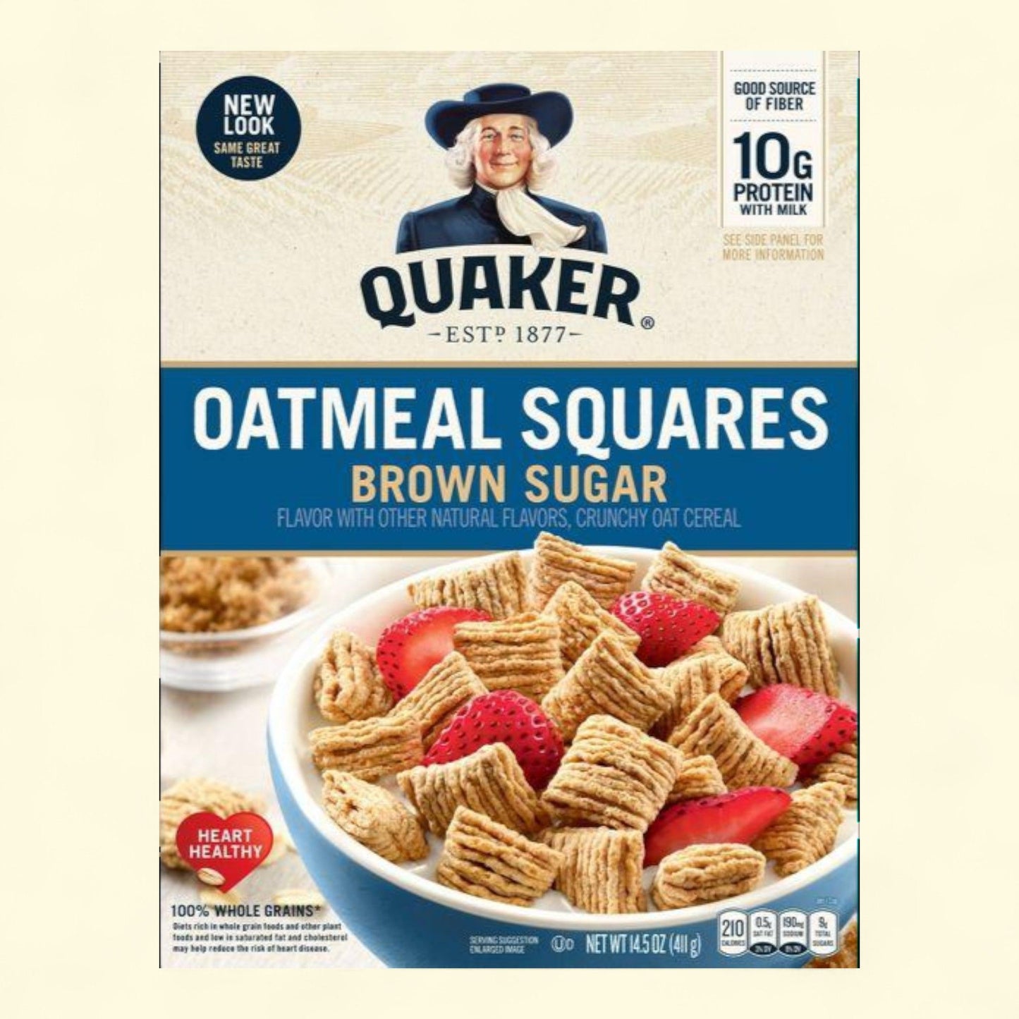 Barres aux flocons d'avoine Quaker Oats, au sucre brun, 410 g