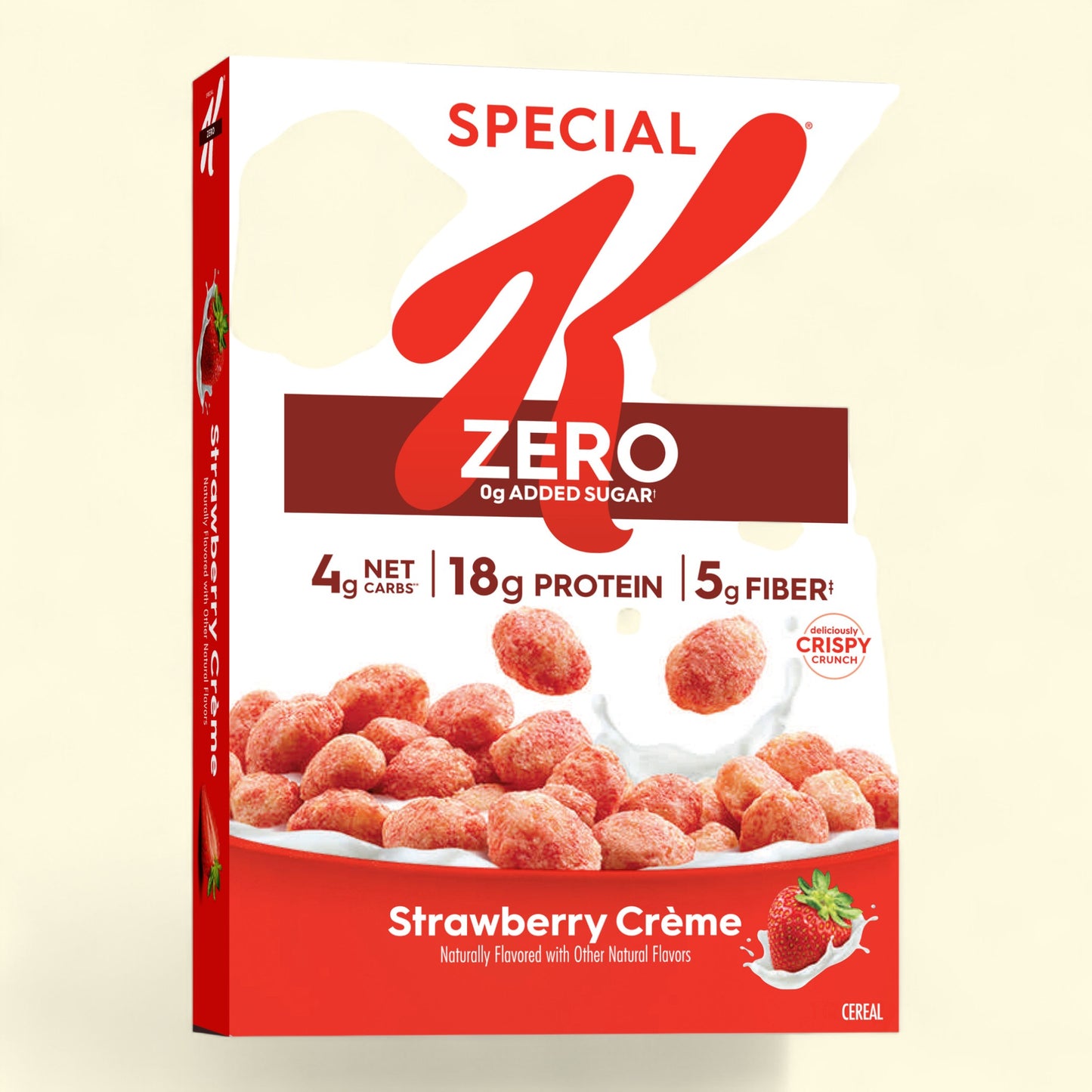 Kellogg's Special K Zero Strawberry Creme Breakfast Cereal, 8.1oz