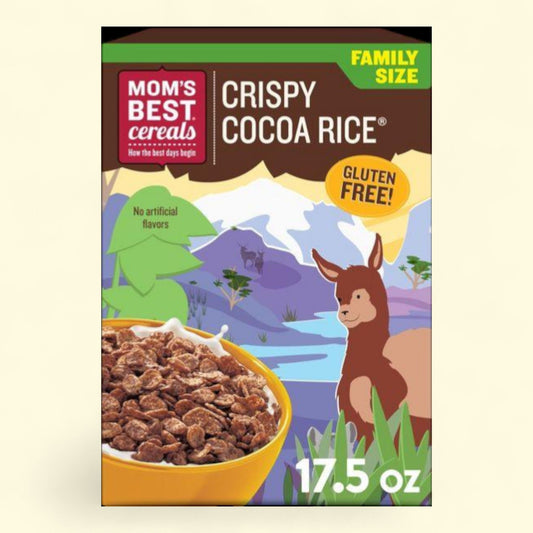 Mom's Best Crispy Cocoa Rice Breakfast Cereal, 17.5oz