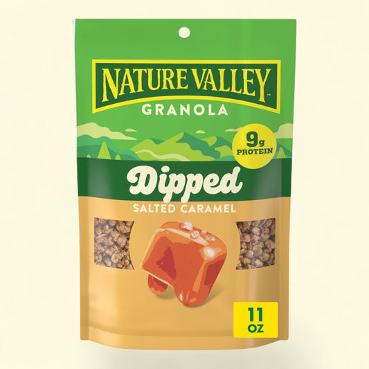 Nature Valley Granola, Dipped Salted Caramel Flavored, 11 oz