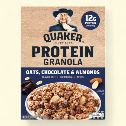Quaker Protein Granola Oats Chocolate & Almonds, 18 oz