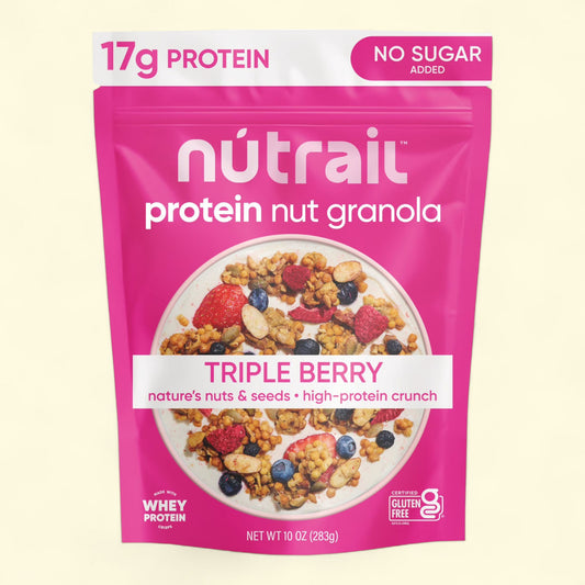 NuTrail Protein Granola, Triple Berry Nut, 10oz.