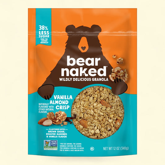 Bear Naked Granola Cereal, Vanilla Almond Crisp, 12oz Bag