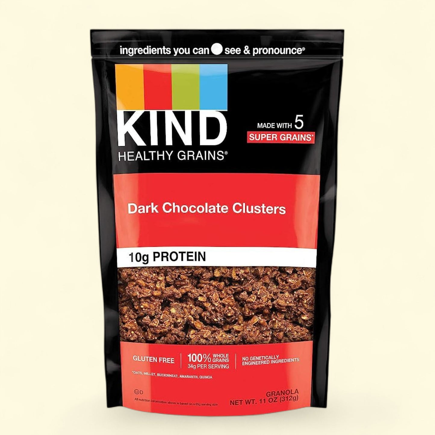 KIND Healthy Grains Dark Chocolate Granola Clusters, 11 oz