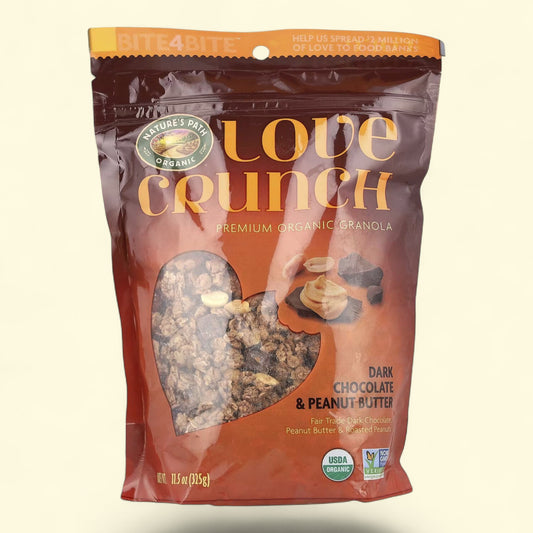 Nature's Path Love Crunch Dark Chocolate & Peanut Butter Granola, 11 oz