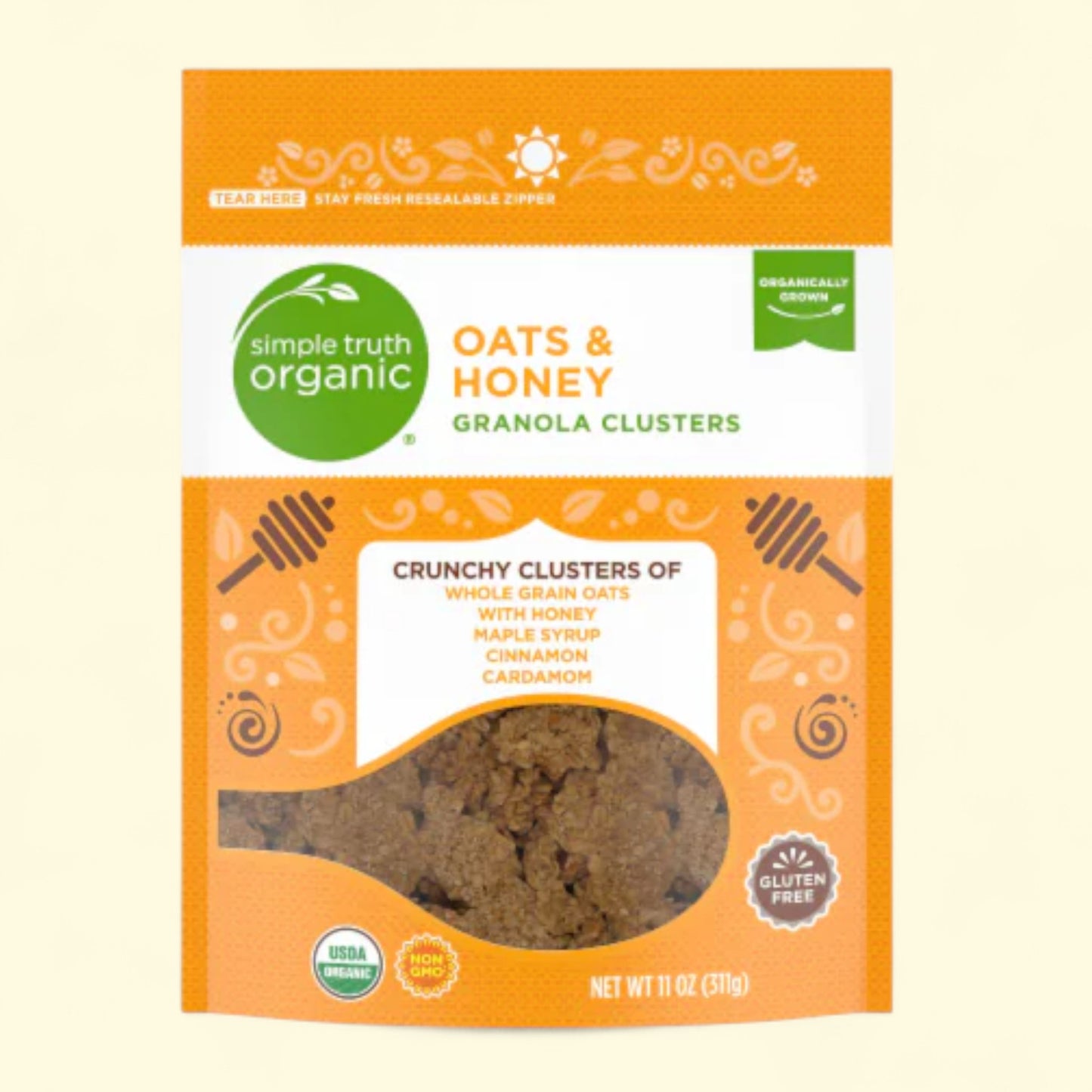 Simple Truth Organic, Oats and Honey Granola, 11 oz