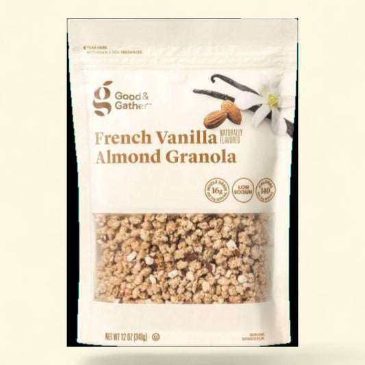 Good & Gather, French Vanilla Almond Granola, 12 oz