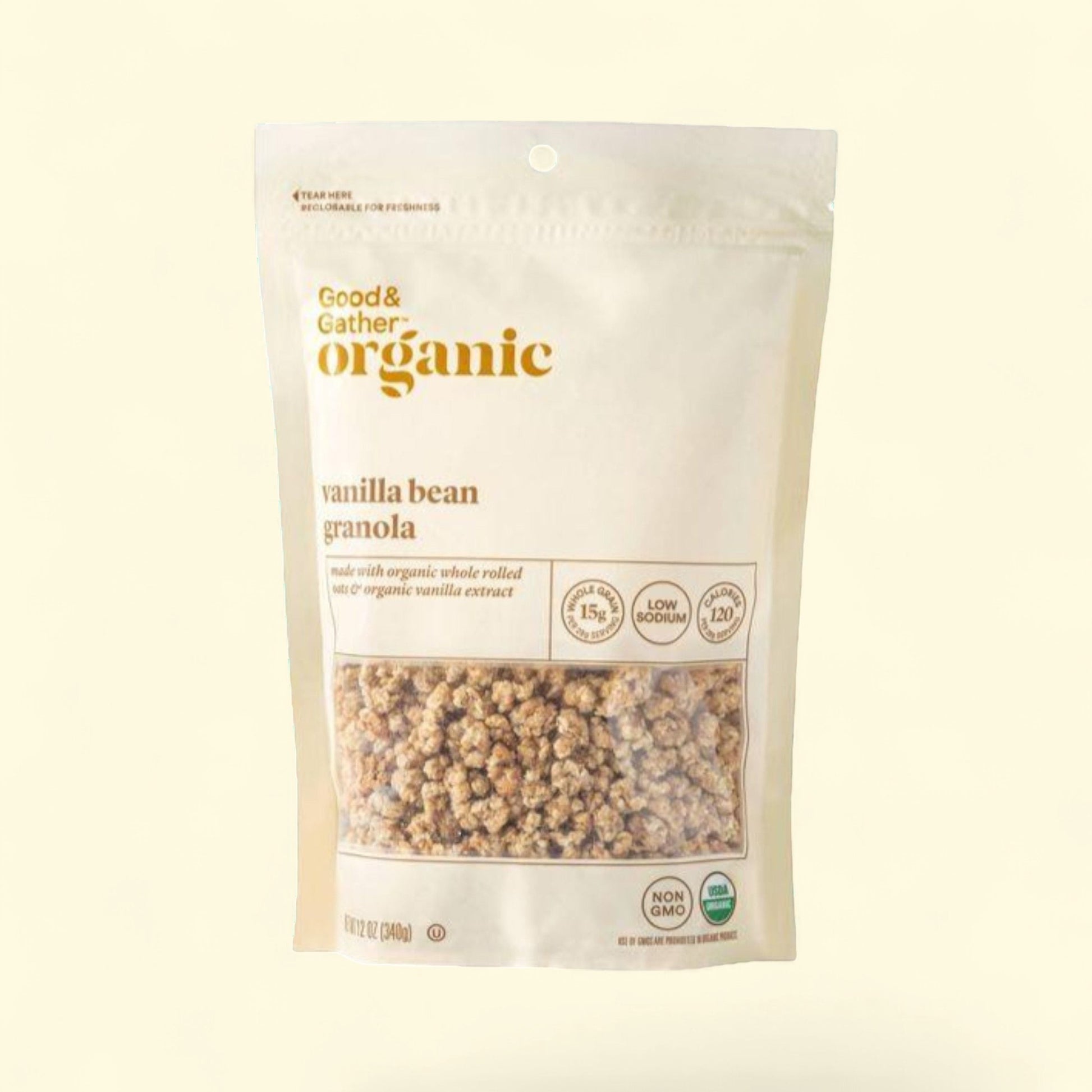 Good & Gather Vanilla Bean Granola, 12oz — authentic US product shipped worldwide by Treatspree