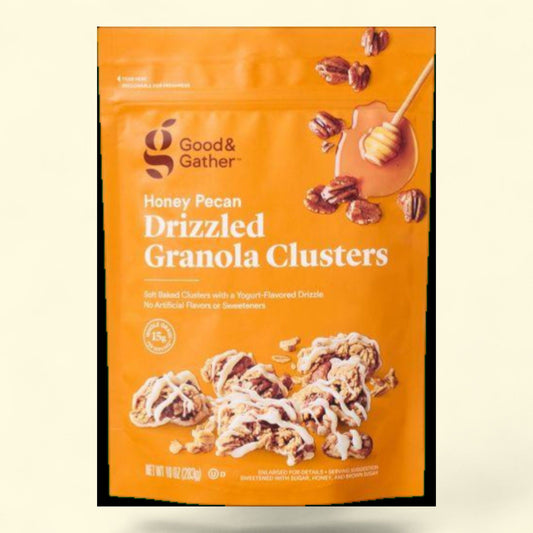 Good & Gather, Honey Pecan Drizzled Granola Clusters, 10oz