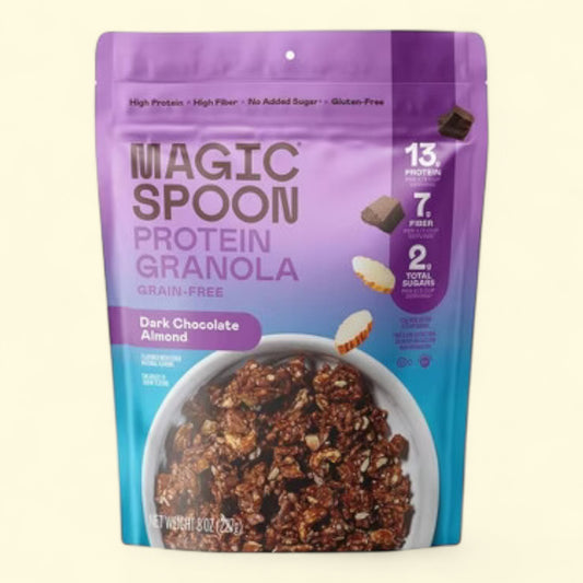 Magic Spoon Dark Chocolate Almond Protein Granola, 8oz