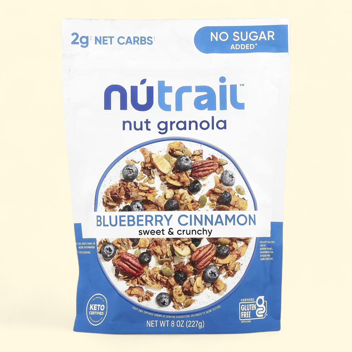 NuTrail Blueberry Cinnamon Granola, 8oz
