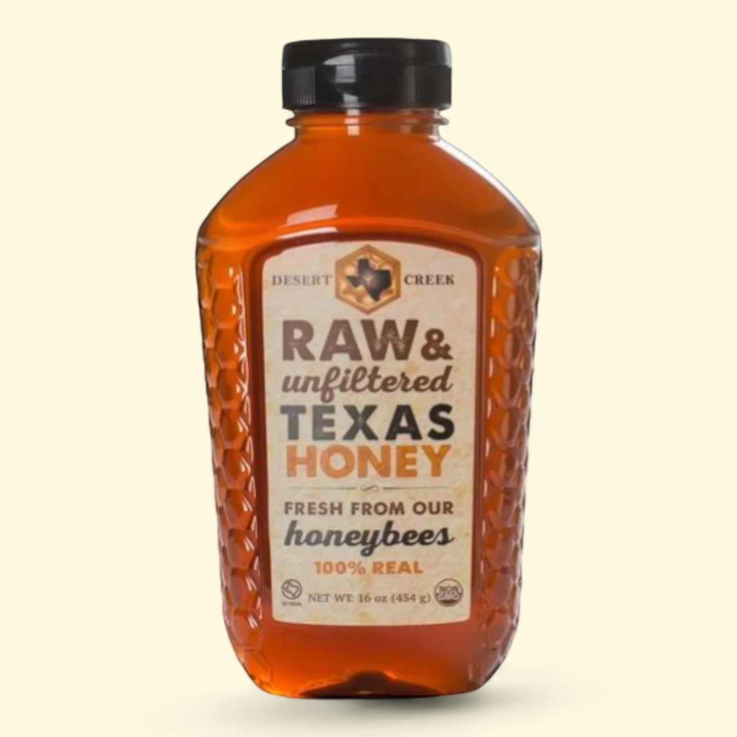Desert Creek Raw Texas Honey, 16oz