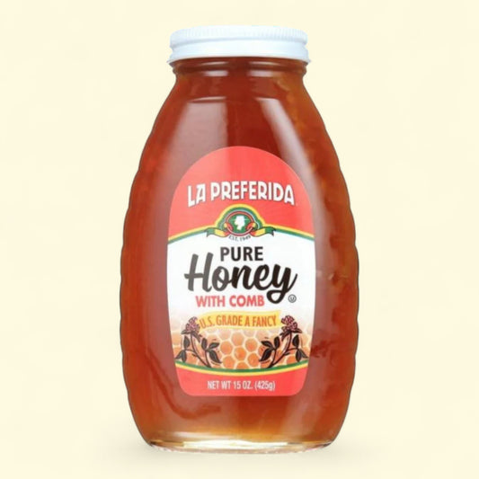 La Preferida Pure Honey, 15 oz. Jar