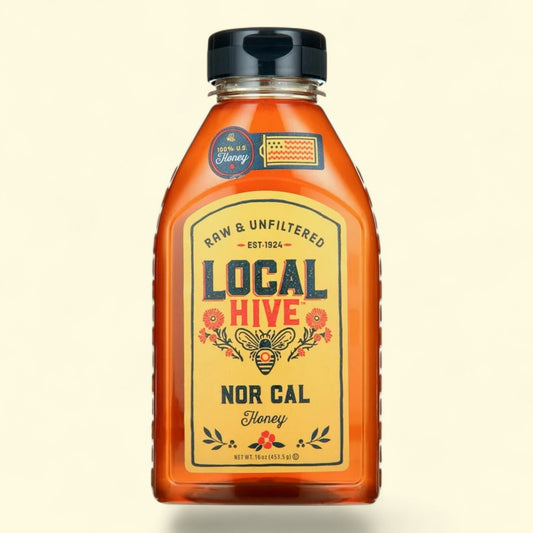 Local Hive Nor Cal Honey, 16oz Bottle