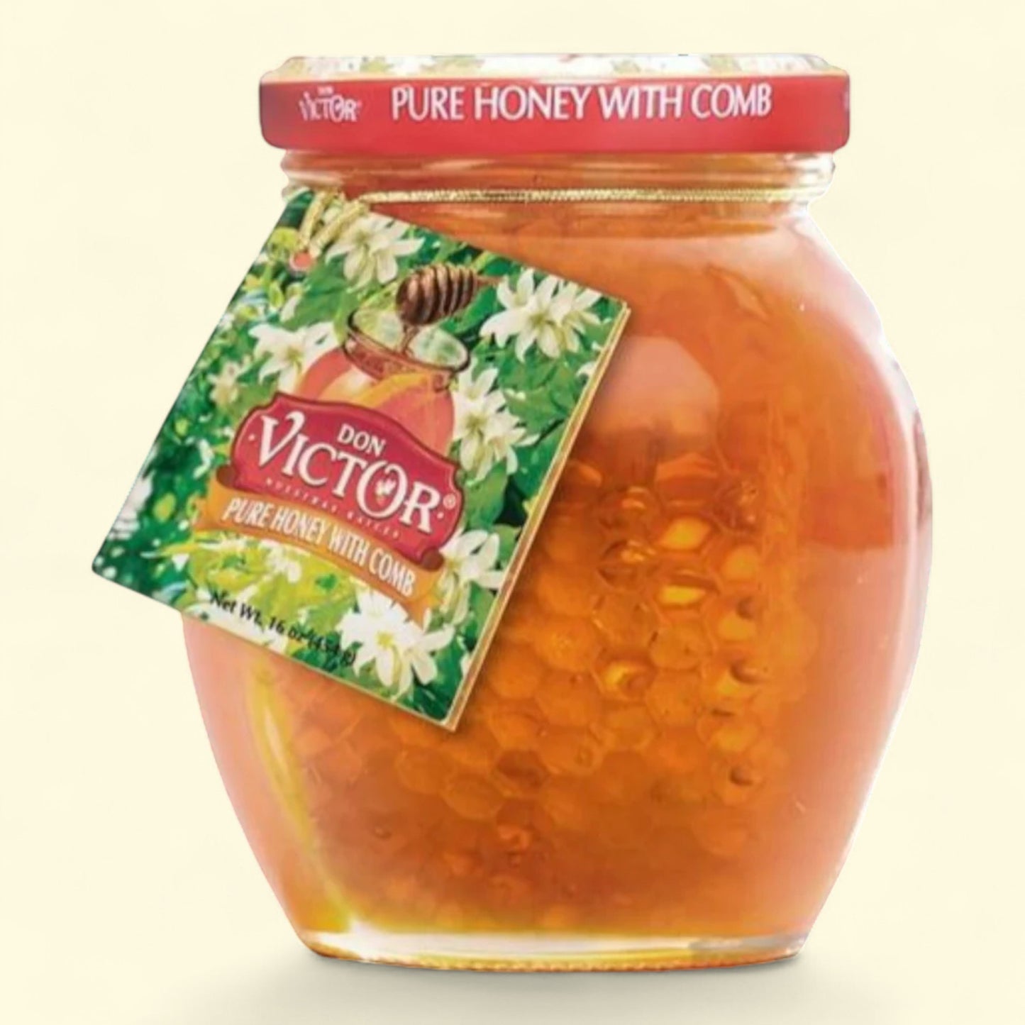 Don Victor Pure Honey with Comb, 16 oz