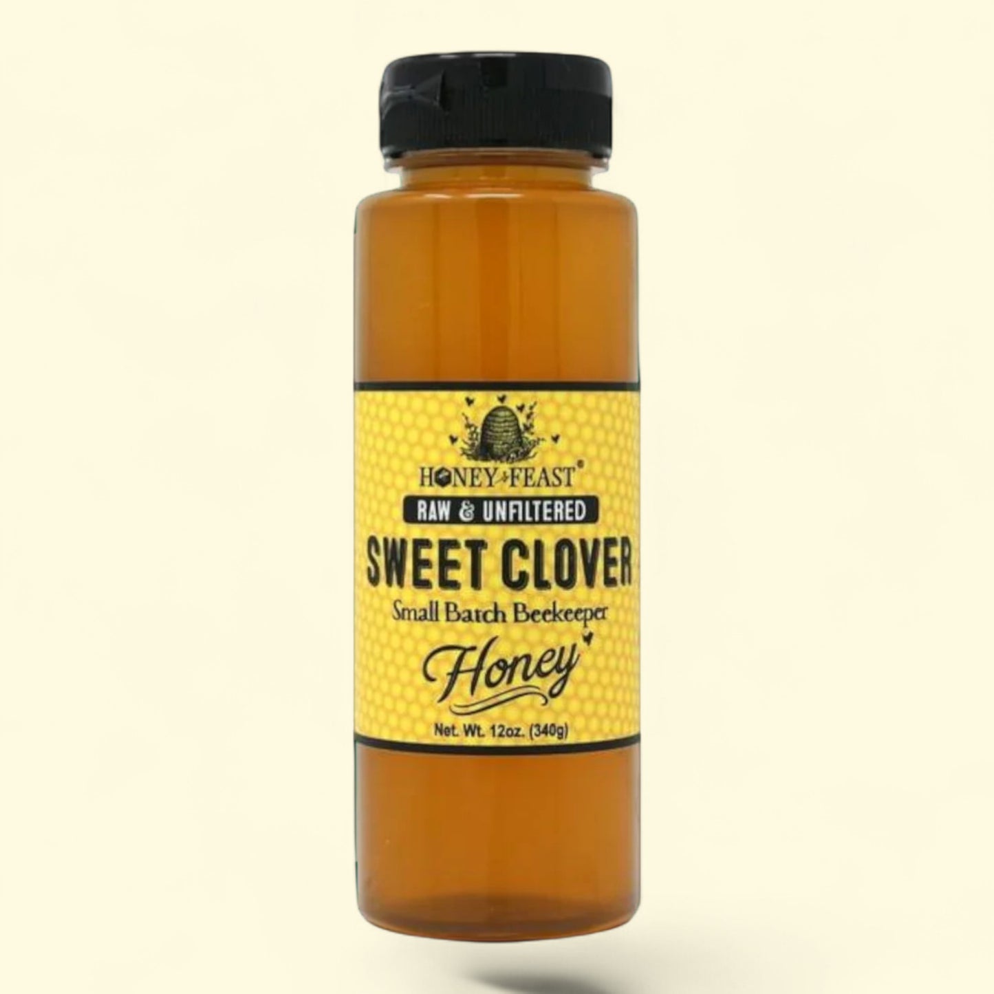 Honey Feast Sweet Clover Honey, 12oz Jar