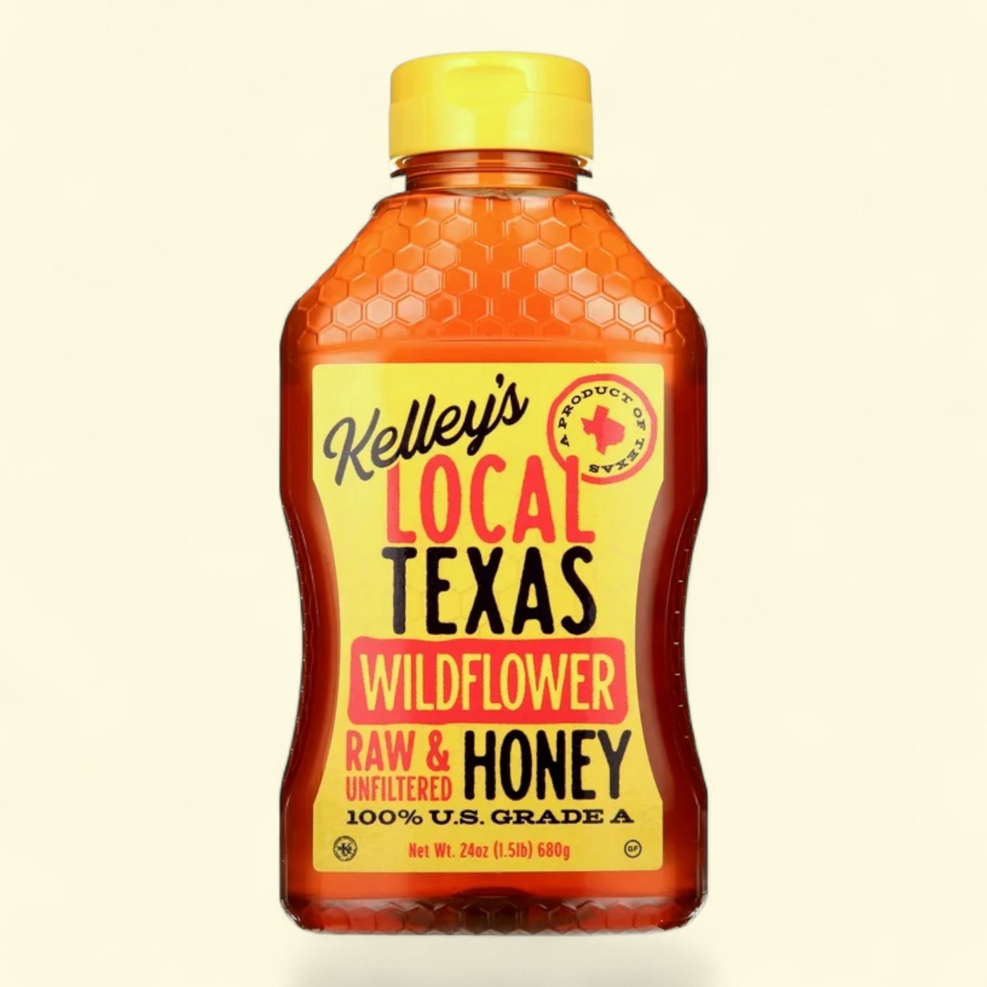 Kelleys Honey Farms Raw and Unfiltered Honey, 24 oz