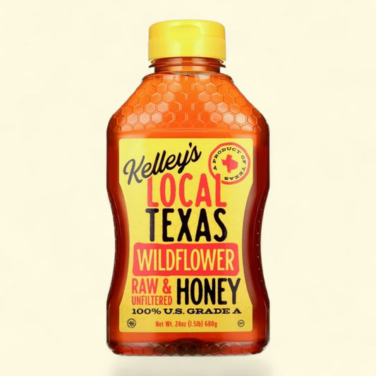 Kelleys Honey Farms Raw and Unfiltered Honey, 24 oz