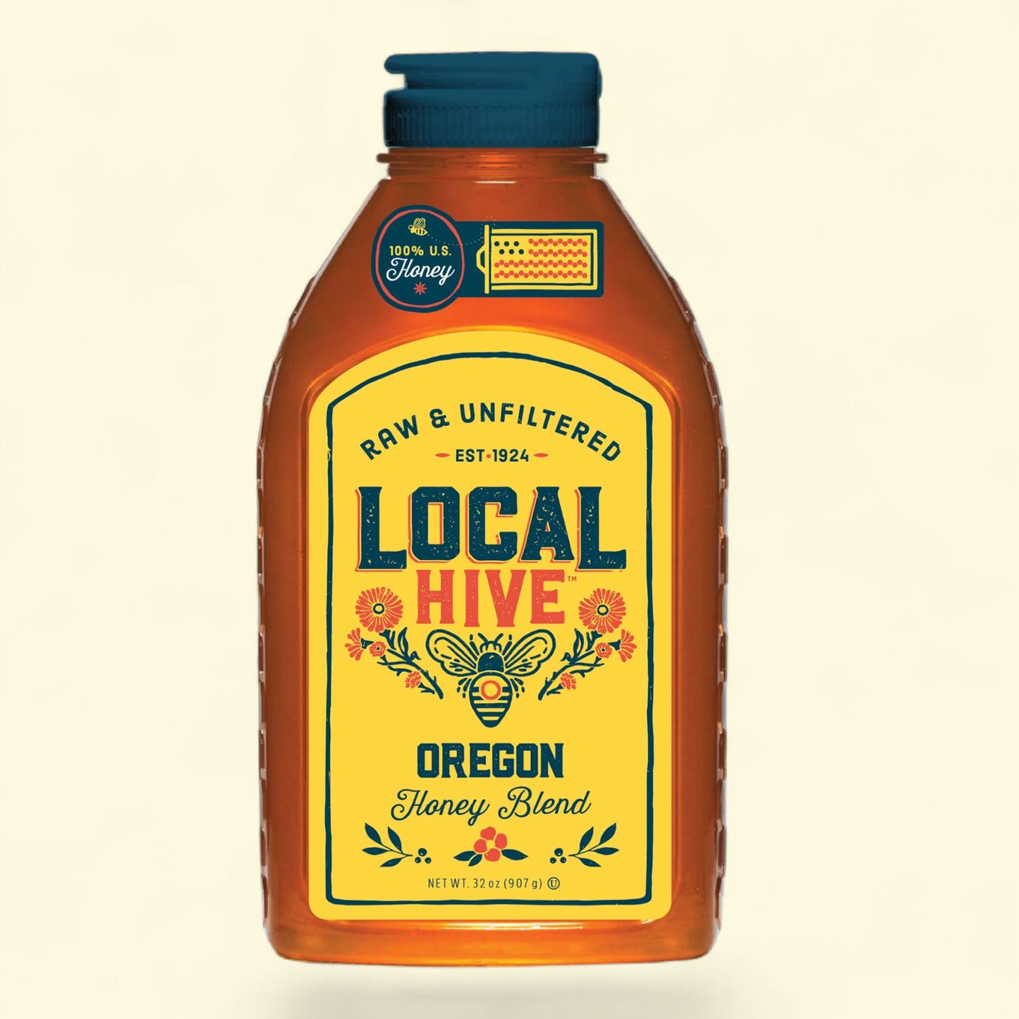 Local Hive, Oregon Honey Blend, 32oz Bottle