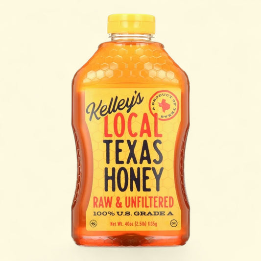 Kelleys Honey Farms Raw and Unfiltered Honey, 40 oz
