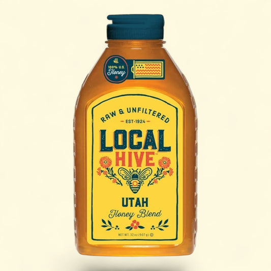 Local Hive, Utah Honey Blend, 32oz Bottle — authentic US product shipped worldwide by Treatspree