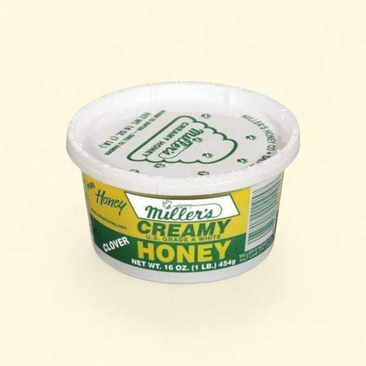 Millers Creamy Honey, 16 oz — authentic US product shipped worldwide by Treatspree