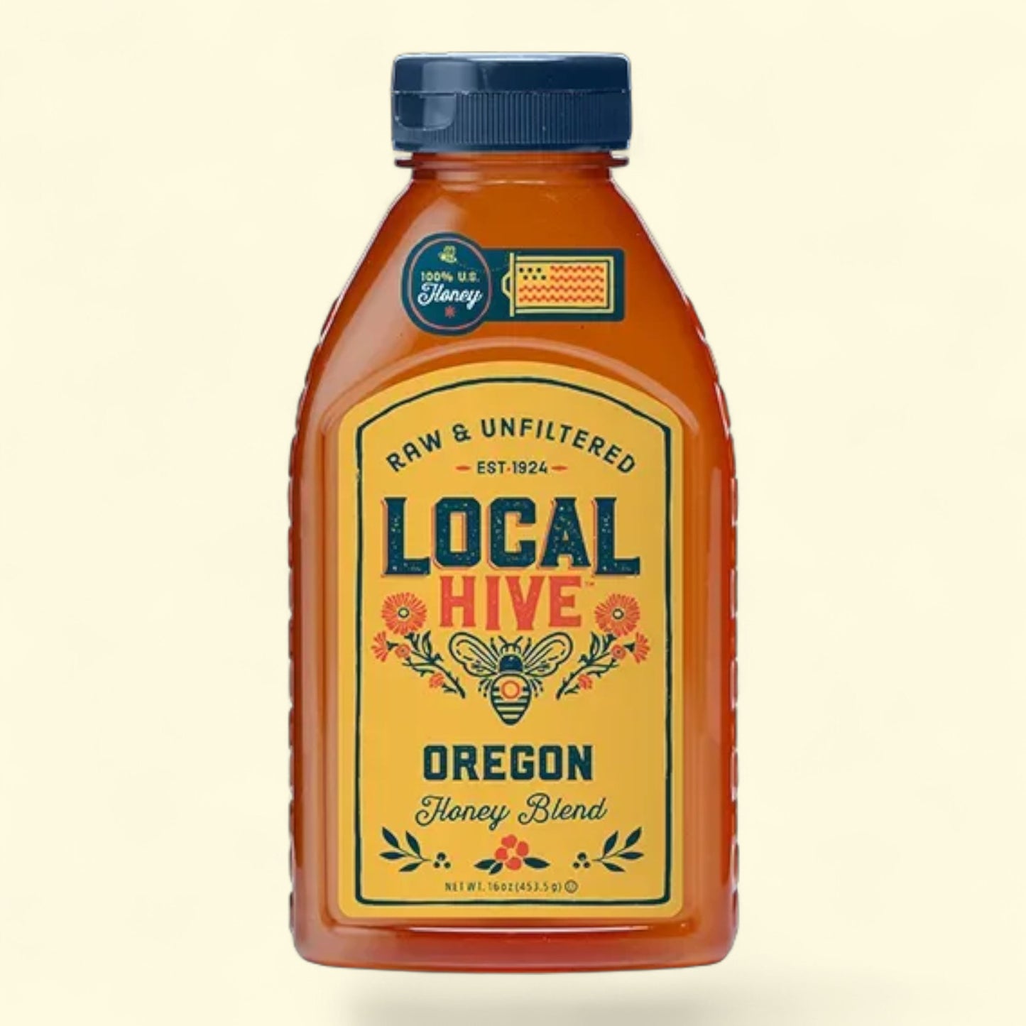 Local Hive, Oregon Honey Blend, 16 oz Bottle