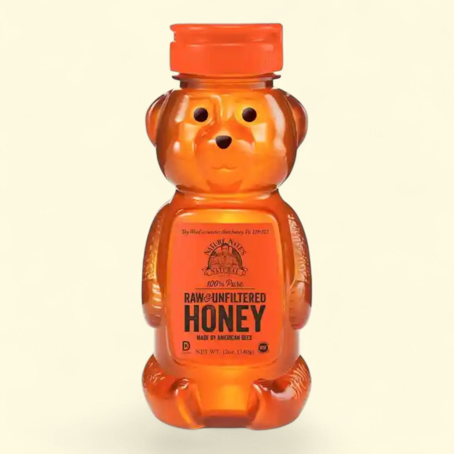 Nature Nate's Honey, 100% Pure, Raw and Unfiltered Honey - 12 fl oz