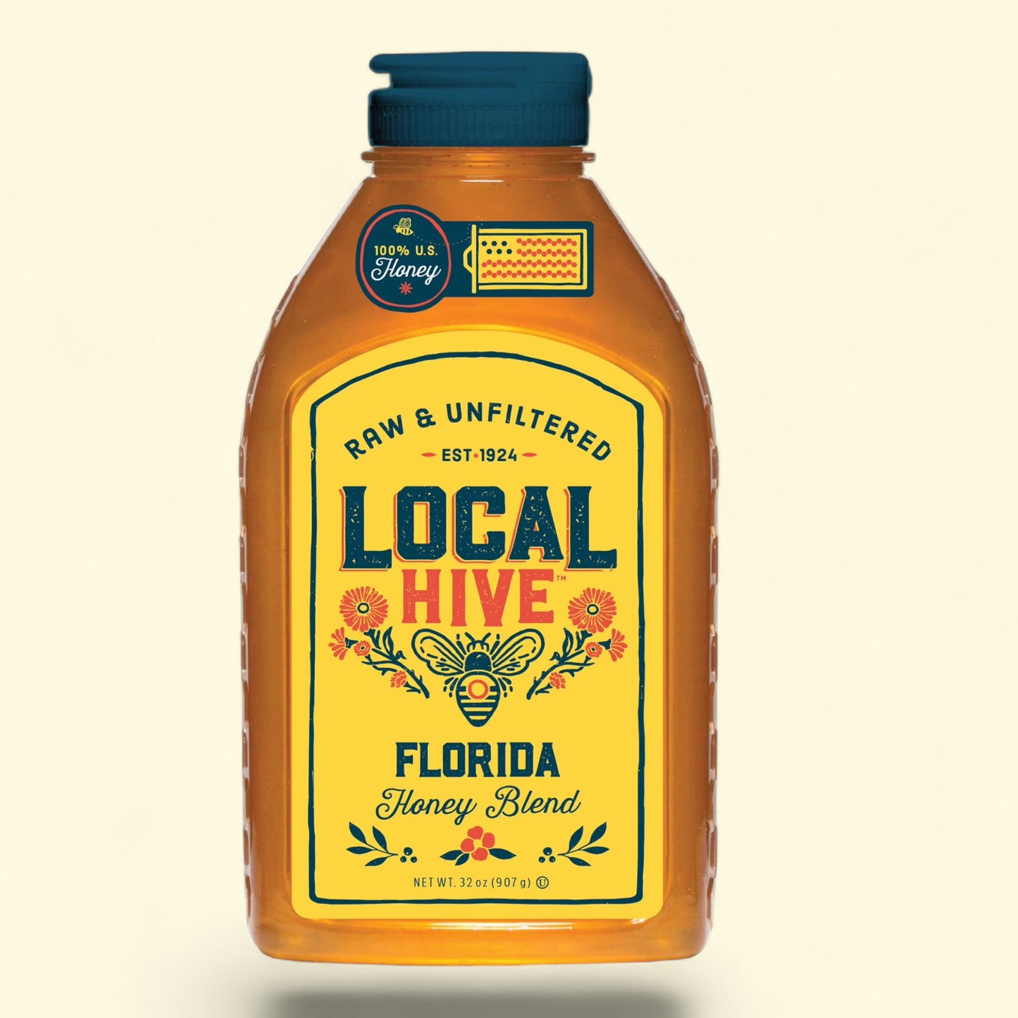 Local Hive, Florida Honey Blend, 32 oz Bottle