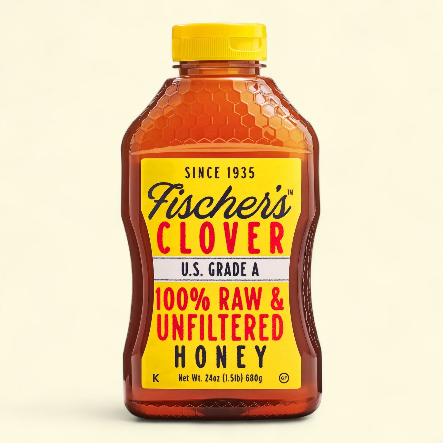 Fischer's Honey Clover Honey, 24 oz