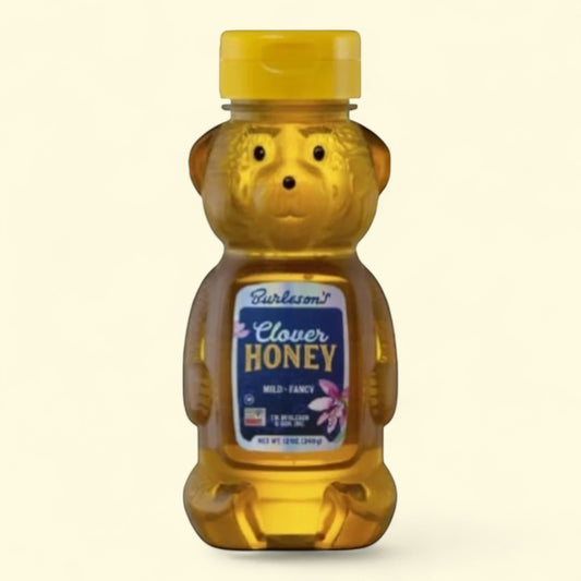 Burleson Clover Honey Bear, 12 oz
