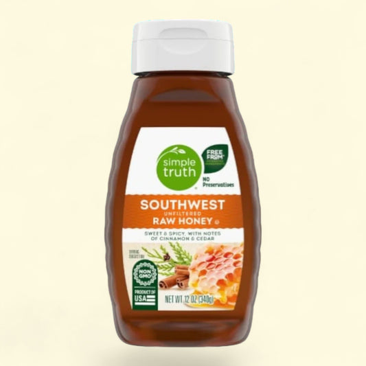 Simple Truth Unfiltered & Raw Honey, Regional Southwest, 12 oz