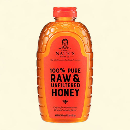 Nature Nate's® Honey, 100% Pure Raw & Unfiltered, 40 oz
