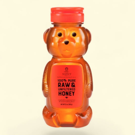 Nature Nate's Honey, 100% Pure Raw & Unfiltered, 32 oz