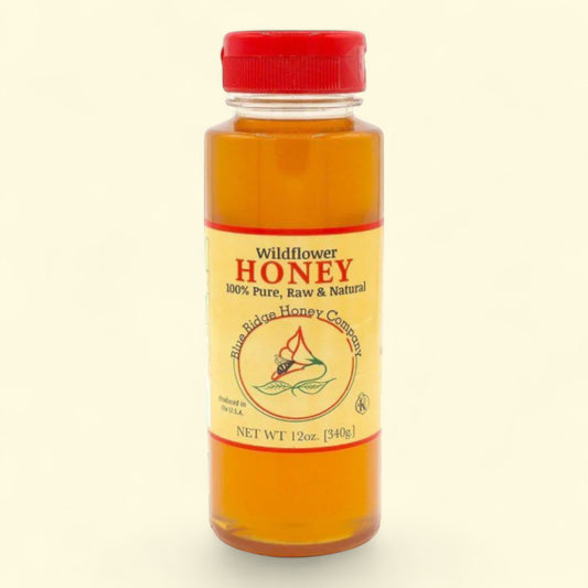Blue Ridge Honey, Plastic Cylinder Flip Top, 12oz