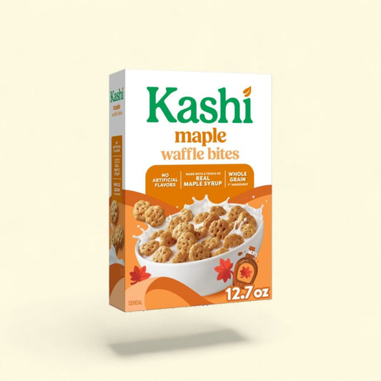 Kashi Maple Waffle Bites Whole Grain Breakfast Cereal, 12.7 oz — authentic US product shipped worldwide by Treatspree